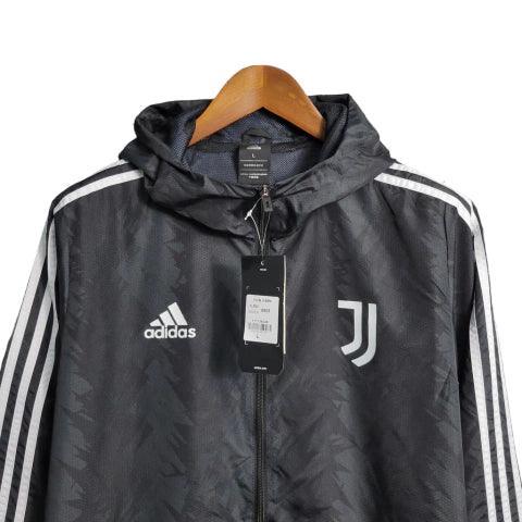 Jaqueta Corta-Vento Juventus 23/24 Masculino Adidas - Preto - JH ESPORTES - CAMISA DE TIMES