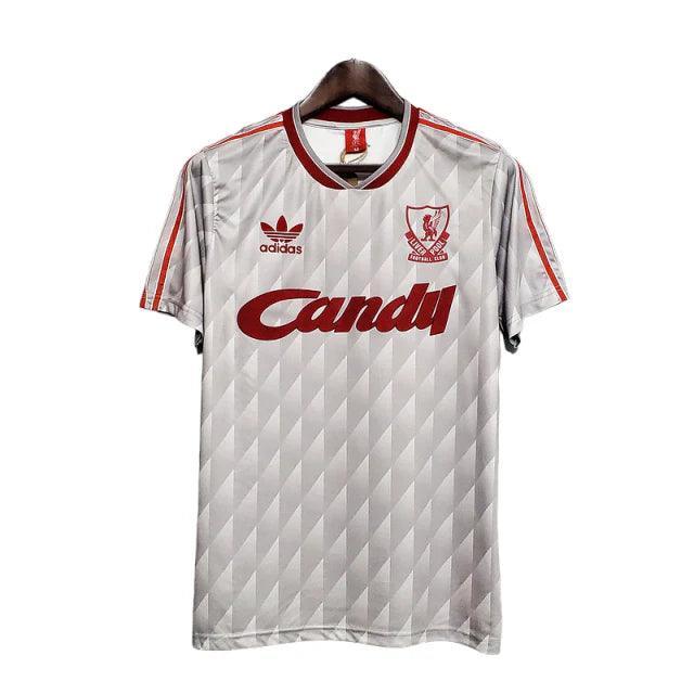 Camisa Liverpool Retrô 1989/1991 Cinza- Adidas - JH ESPORTES - CAMISA DE TIMES