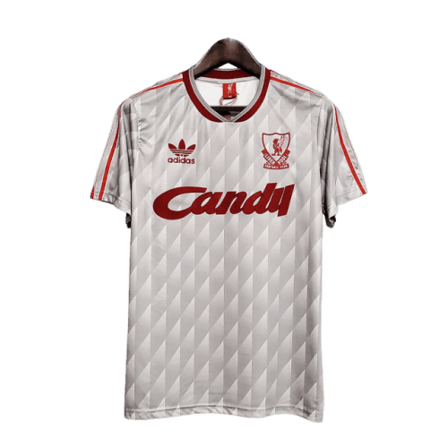 Camisa Liverpool Retrô 1989/1991 Cinza- Adidas - JH ESPORTES - CAMISA DE TIMES