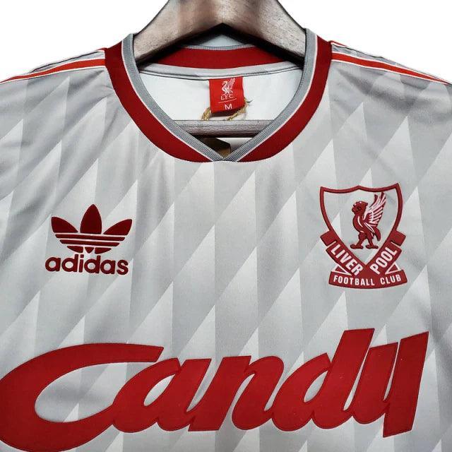 Camisa Liverpool Retrô 1989/1991 Cinza- Adidas - JH ESPORTES - CAMISA DE TIMES