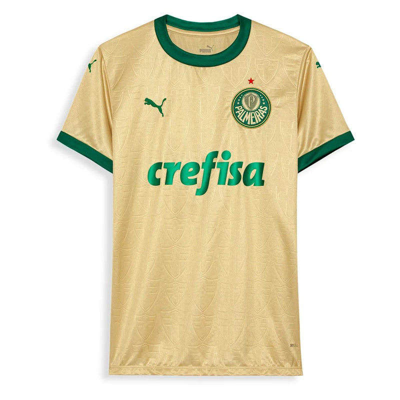 Camisa Palmeiras Feminina Third 24/25 - Dourada - JH ESPORTES - CAMISA DE TIMES