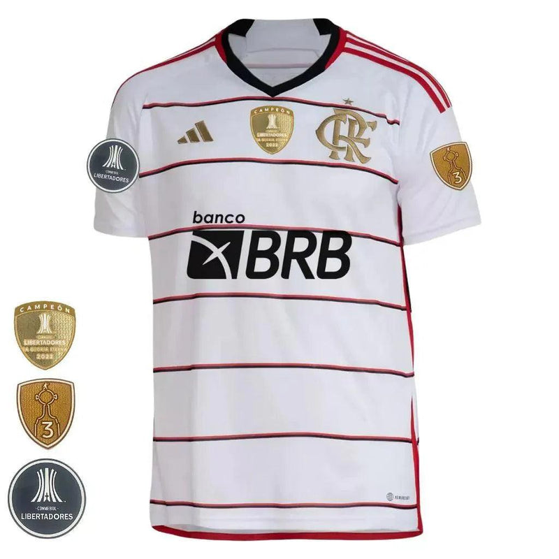 Camisa Flamengo Away 23/24 - Branca - JH ESPORTES - CAMISA DE TIMES