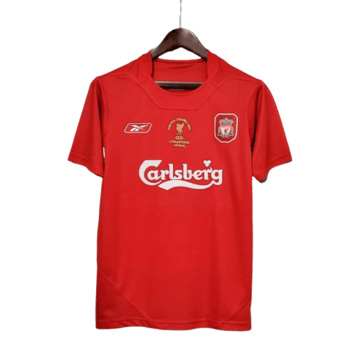 Camisa Liverpool Retrô 2005 Vermelha - Reebok - JH ESPORTES - CAMISA DE TIMES