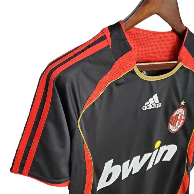 Camisa Milan Retrô 2006 - Masculino - Preto - JH ESPORTES - CAMISA DE TIMES