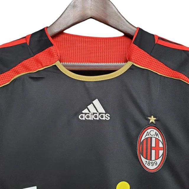 Camisa Milan Retrô 2006 - Masculino - Preto - JH ESPORTES - CAMISA DE TIMES