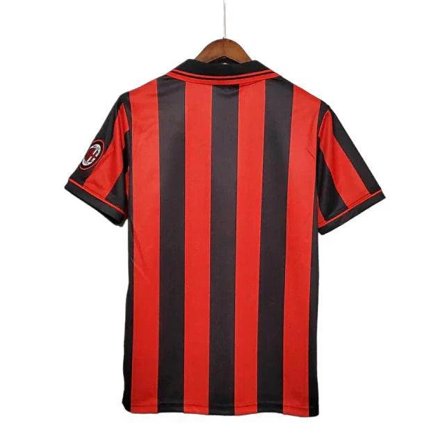 Camisa Milan Retrô 1996/1997 Vermelha e Preta - Lotto - JH ESPORTES - CAMISA DE TIMES