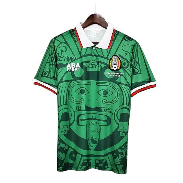 Camisa México Retrô 1998 Verde - Aba Sport - JH ESPORTES - CAMISA DE TIMES