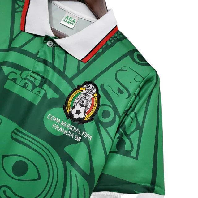 Camisa México Retrô 1998 Verde - Aba Sport - JH ESPORTES - CAMISA DE TIMES