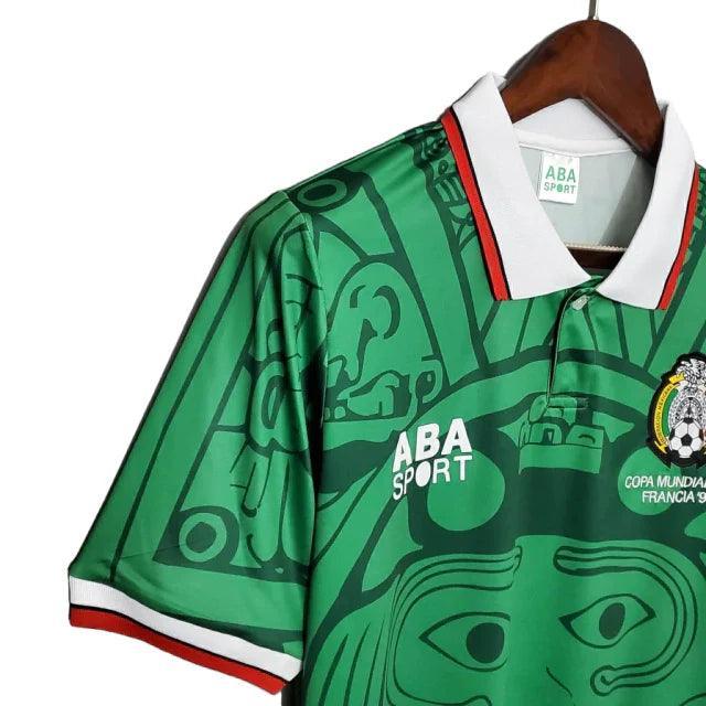 Camisa México Retrô 1998 Verde - Aba Sport - JH ESPORTES - CAMISA DE TIMES