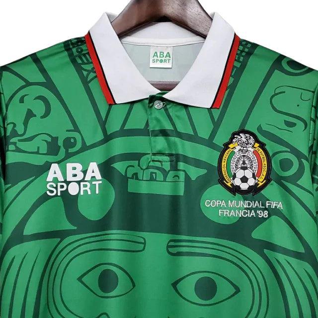 Camisa México Retrô 1998 Verde - Aba Sport - JH ESPORTES - CAMISA DE TIMES