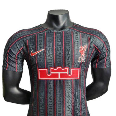 Camisa Liverpool 23/24 Jogador Nike Masculina - Preto - JH ESPORTES - CAMISA DE TIMES