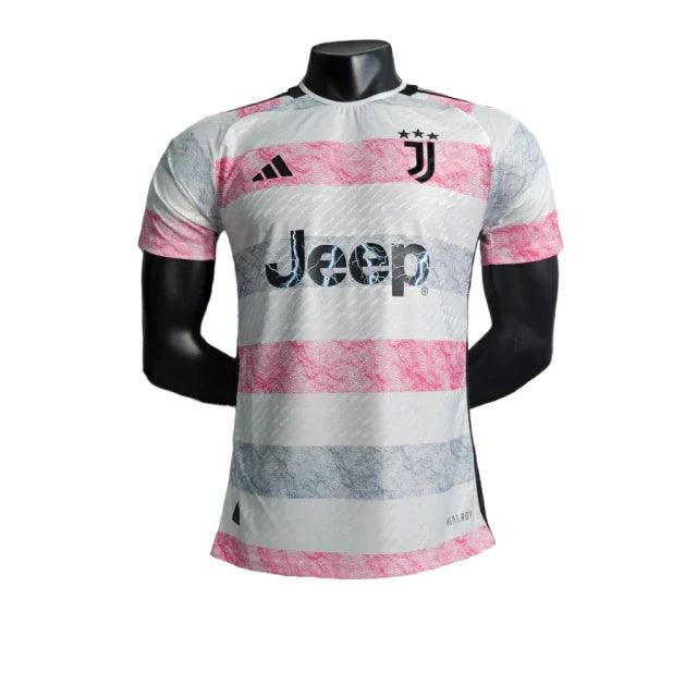 Camisa Juventus 23/24 Jogador Adidas Masculina - Branco e Rosa - JH ESPORTES - CAMISA DE TIMES