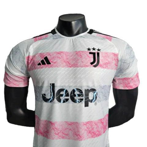 Camisa Juventus 23/24 Jogador Adidas Masculina - Branco e Rosa - JH ESPORTES - CAMISA DE TIMES