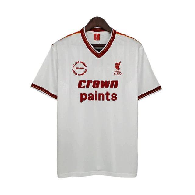 Camisa Liverpool Retrô 1985/1986 Branca - JH ESPORTES - CAMISA DE TIMES