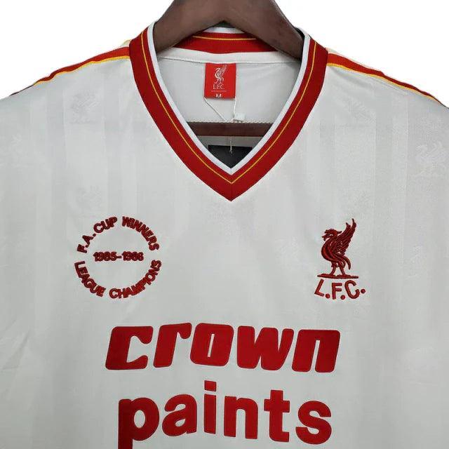 Camisa Liverpool Retrô 1985/1986 Branca - JH ESPORTES - CAMISA DE TIMES