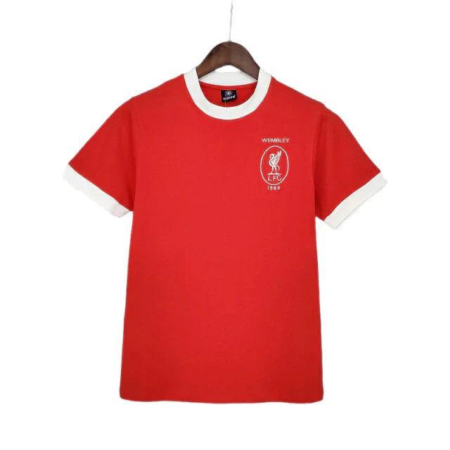 Camisa Liverpool Retrô 1965 Vermelha - JH ESPORTES - CAMISA DE TIMES