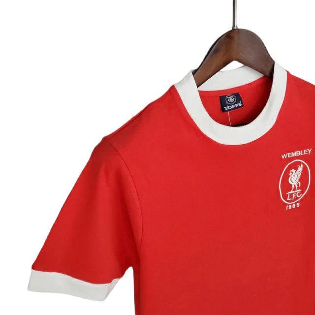 Camisa Liverpool Retrô 1965 Vermelha - JH ESPORTES - CAMISA DE TIMES