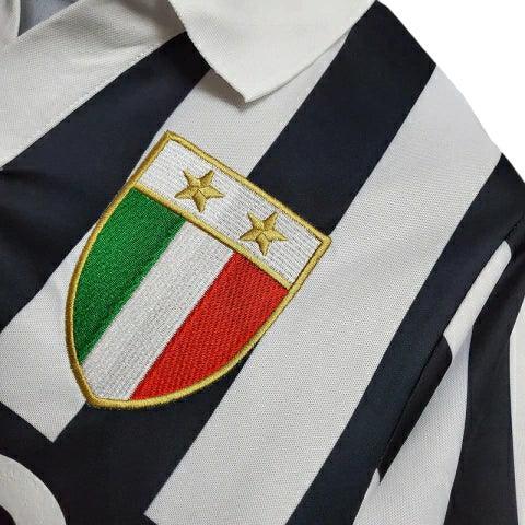 Camisa Juventus Retrô 1984/1985 Preta e Branca - Kappa - JH ESPORTES - CAMISA DE TIMES