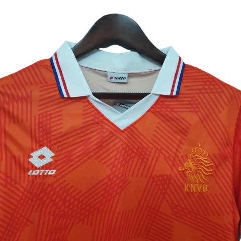 Camisa Holanda Retrô 1991 Laranja - Lotto - JH ESPORTES - CAMISA DE TIMES