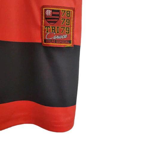 Camisa Retrô Flamengo 1978/1979 Masculino Vermelho e Preto - JH ESPORTES - CAMISA DE TIMES