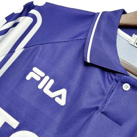 Camisa Retrô Fiorentina Fila 1999/2000 Masculino Roxa e Branca - JH ESPORTES - CAMISA DE TIMES