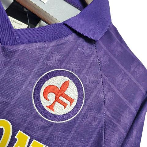 Camisa Fiorentina Retrô 1989/1990 Roxa - ABM - JH ESPORTES - CAMISA DE TIMES