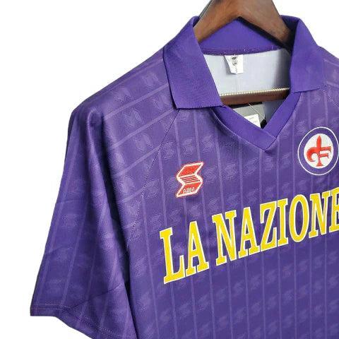 Camisa Fiorentina Retrô 1989/1990 Roxa - ABM - JH ESPORTES - CAMISA DE TIMES