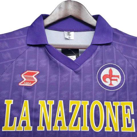 Camisa Fiorentina Retrô 1989/1990 Roxa - ABM - JH ESPORTES - CAMISA DE TIMES