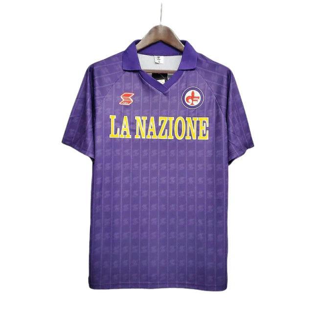 Camisa Fiorentina Retrô 1989/1990 Roxa - ABM - JH ESPORTES - CAMISA DE TIMES