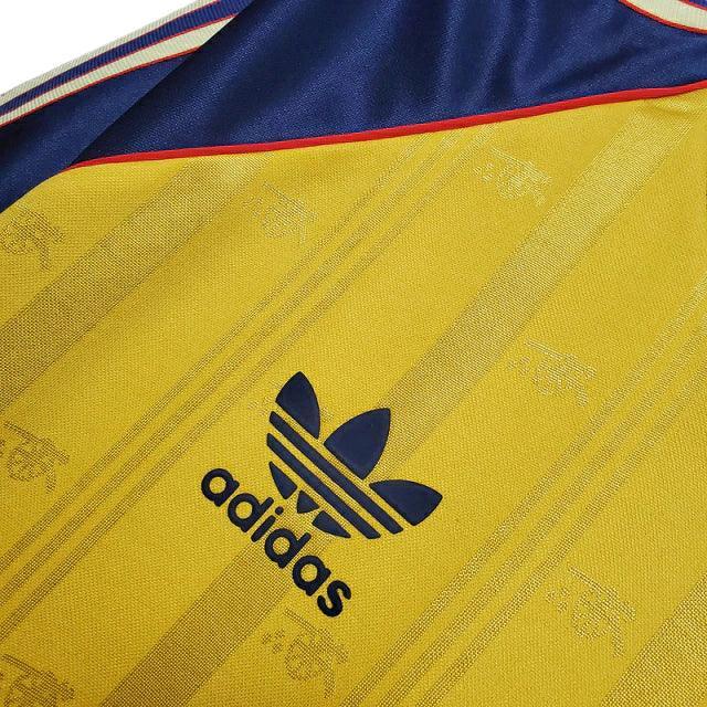 Camisa Arsenal Retrô 1988/1989 Amarela - Adidas - JH ESPORTES - CAMISA DE TIMES