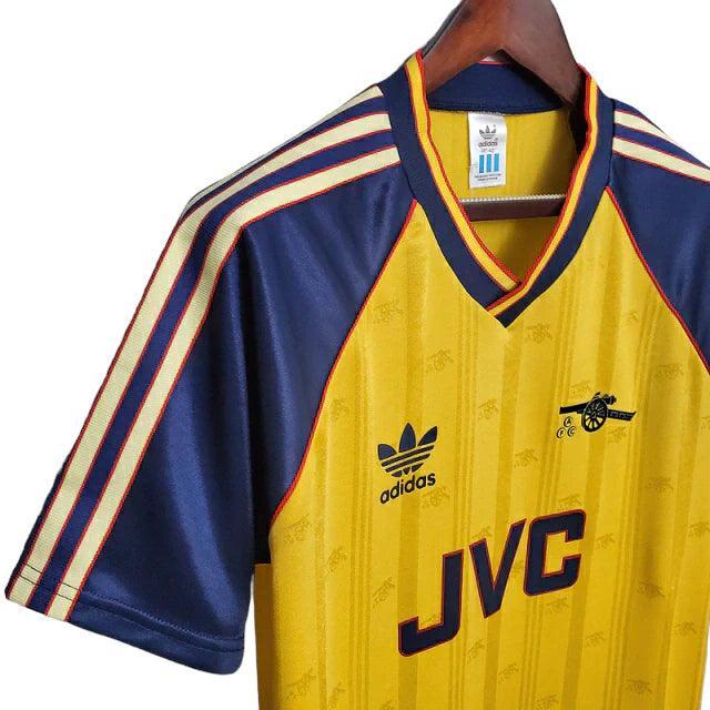 Camisa Arsenal Retrô 1988/1989 Amarela - Adidas - JH ESPORTES - CAMISA DE TIMES