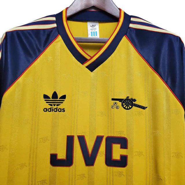 Camisa Arsenal Retrô 1988/1989 Amarela - Adidas - JH ESPORTES - CAMISA DE TIMES