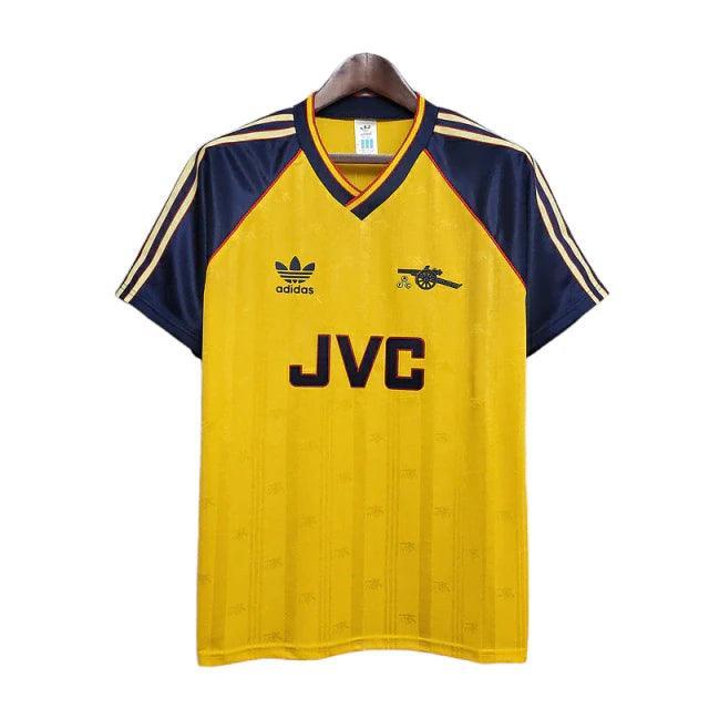 Camisa Arsenal Retrô 1988/1989 Amarela - Adidas - JH ESPORTES - CAMISA DE TIMES