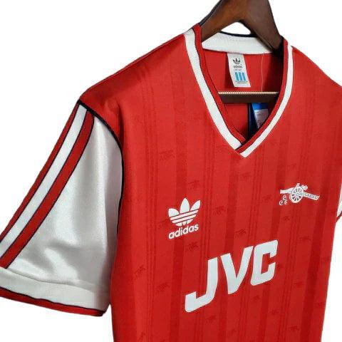 Camisa Arsenal Retrô 1988/1989 Vermelha- Adidas - JH ESPORTES - CAMISA DE TIMES