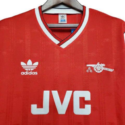 Camisa Arsenal Retrô 1988/1989 Vermelha- Adidas - JH ESPORTES - CAMISA DE TIMES