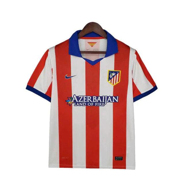 Camisa Atlético de Madrid Retrô 2014/2015 Branca e Vermelha - Nike - JH ESPORTES - CAMISA DE TIMES