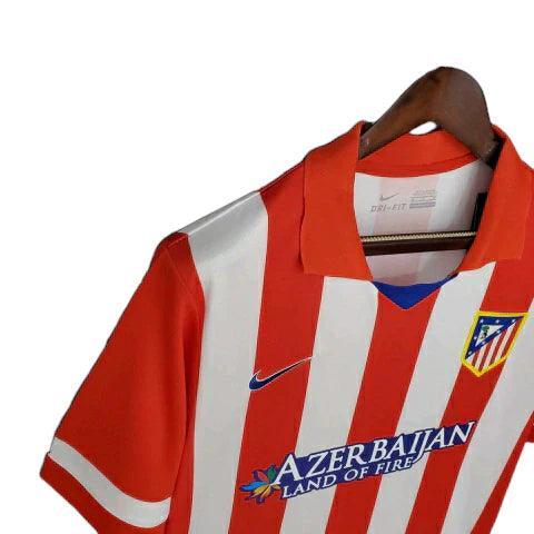 Camisa Atlético de Madrid Retrô 2013/2014 Branca e Vermelha - Nike - JH ESPORTES - CAMISA DE TIMES