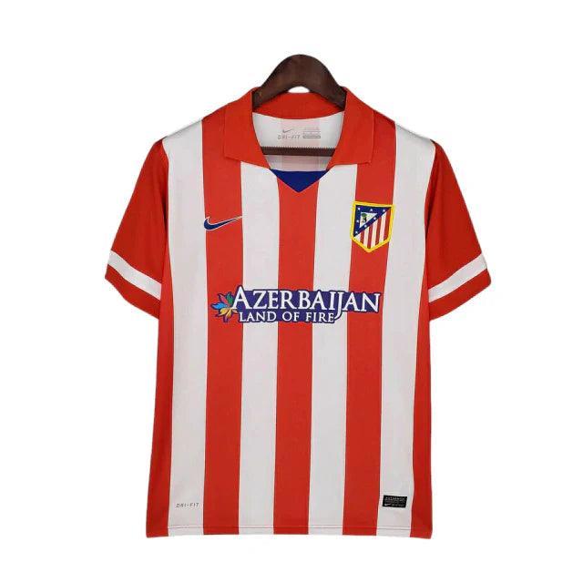 Camisa Atlético de Madrid Retrô 2013/2014 Branca e Vermelha - Nike - JH ESPORTES - CAMISA DE TIMES