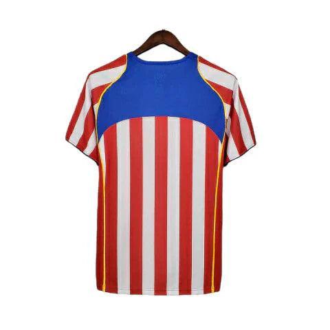 Camisa Atlético de Madrid Retrô 2004/2005 Vermelha e Branca - Nike - JH ESPORTES - CAMISA DE TIMES