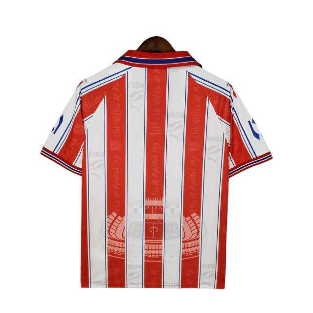 Camisa Atlético de Madrid Retrô 1996/1997 Branca e Vermelha - Puma - JH ESPORTES - CAMISA DE TIMES