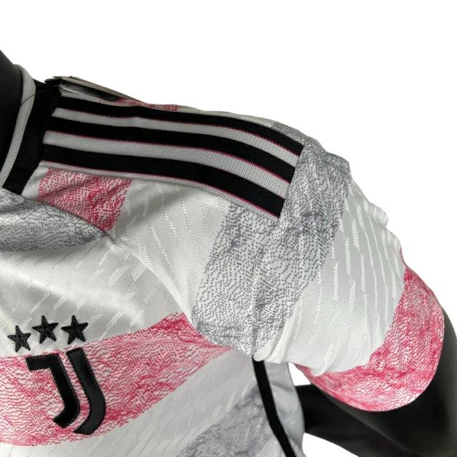 Camisa Juventus 23/24 Jogador Adidas Masculina - Branco e Rosa - JH ESPORTES - CAMISA DE TIMES