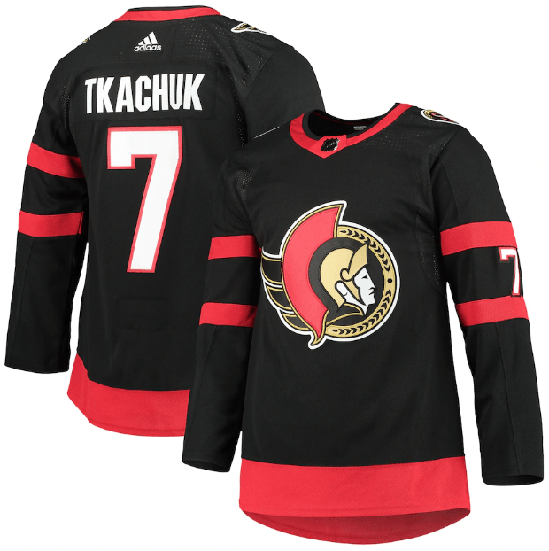 Jersey Ottawa Senators Preta