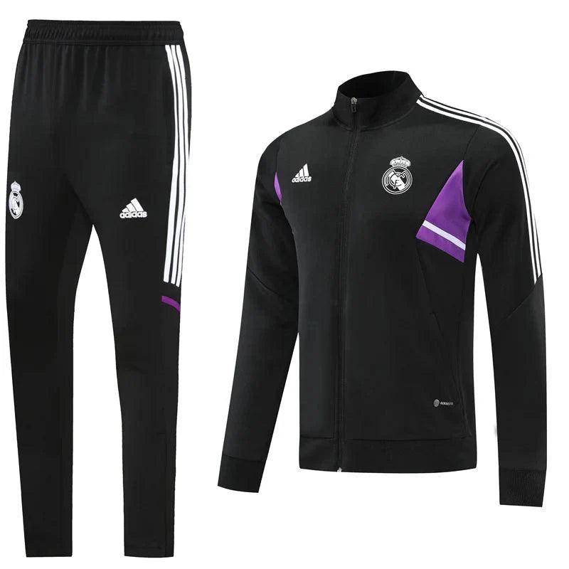 Conjunto do Real Madrid 2022/23 Preto - JH ESPORTES - CAMISA DE TIMES