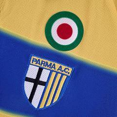 Camisa Retrô Parma I Champion 1999/00 Masculino Amarelo e Azul - JH ESPORTES - CAMISA DE TIMES