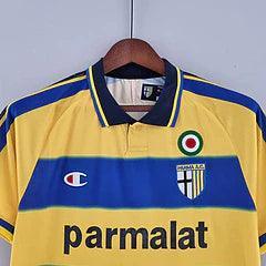 Camisa Retrô Parma I Champion 1999/00 Masculino Amarelo e Azul - JH ESPORTES - CAMISA DE TIMES