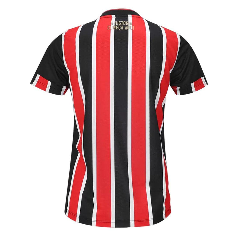 Camisa São Paulo Feminina Away 24/25 - Vermelha e Branca - JH ESPORTES - CAMISA DE TIMES