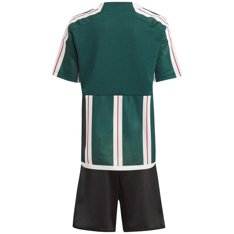 Conjunto Infantil Manchester United ll 2023/24 Verde - Modelo Torcedor