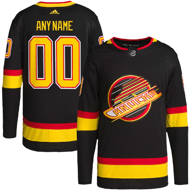 Jersey Vancouver Canucks Preta