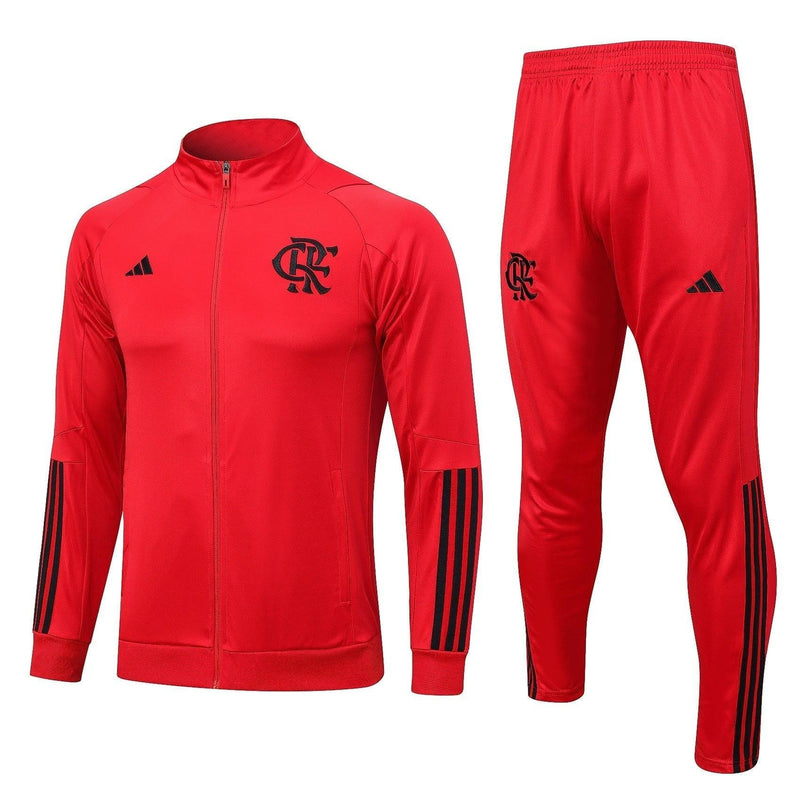 Conjunto de Frio Flamengo 2023/24 Vermelho - Viagem - JH ESPORTES - CAMISA DE TIMES