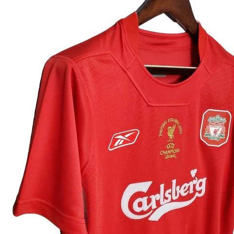 Camisa Liverpool Retrô 2005 Vermelha - Reebok - JH ESPORTES - CAMISA DE TIMES